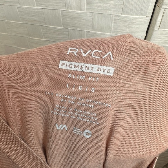 RVCA pigment dye long sleeve top - Picture 6 of 6